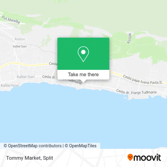 Tommy Market map
