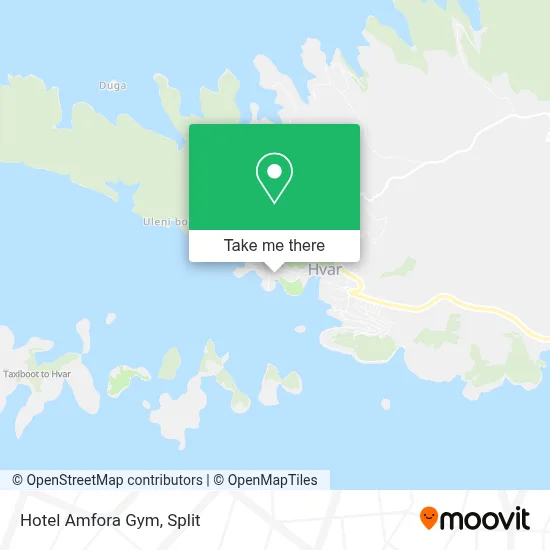 Hotel Amfora Gym map
