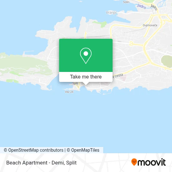 Beach Apartment - Demi map