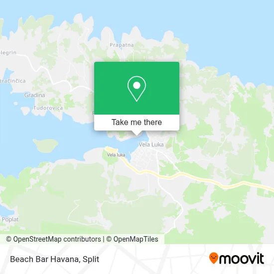 Beach Bar Havana map