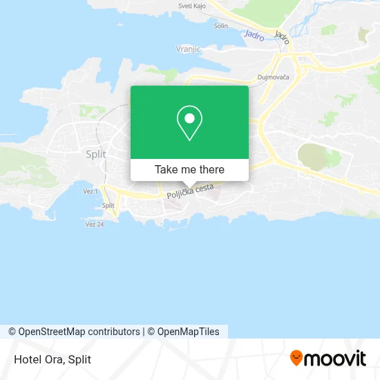Hotel Ora map