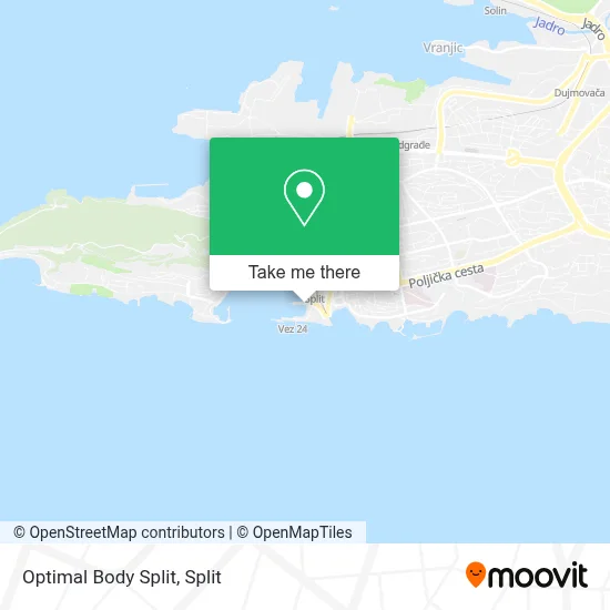 Optimal Body Split map