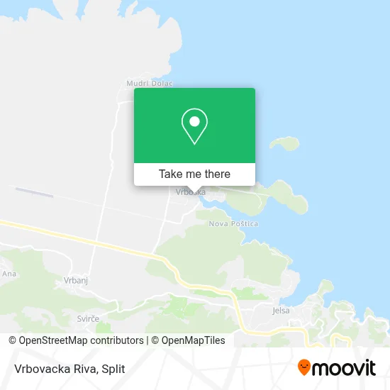 Vrbovacka Riva map