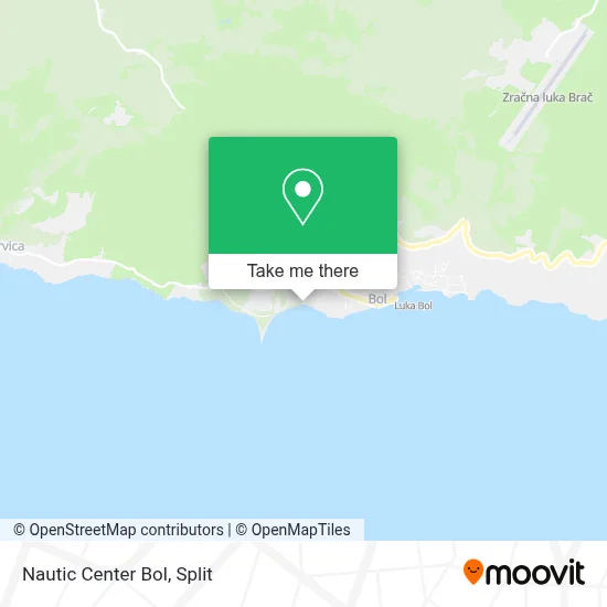 Nautic Center Bol map