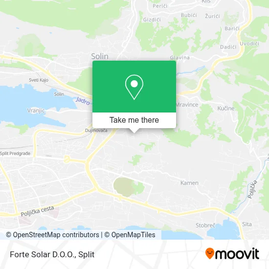 Forte Solar D.O.O. map