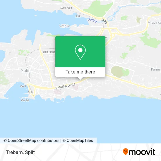 Trebam map