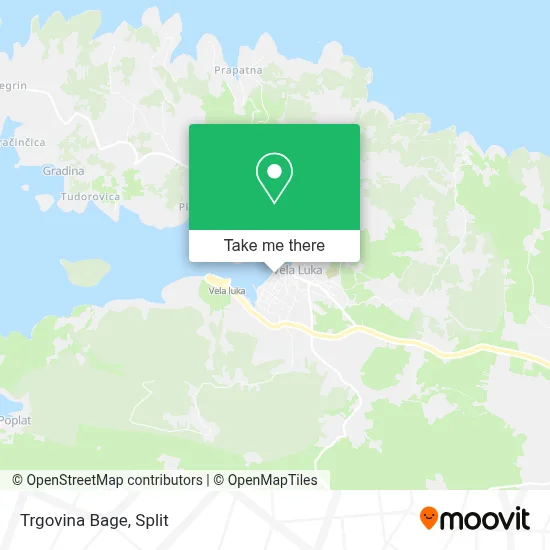 Trgovina Bage map