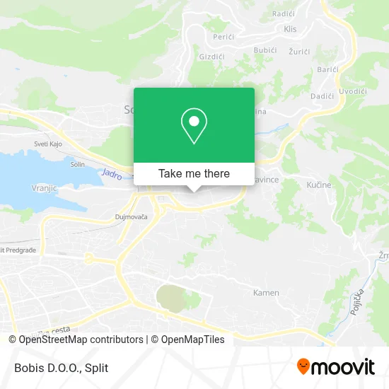 Bobis D.O.O. map