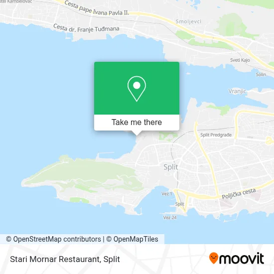 Stari Mornar Restaurant map