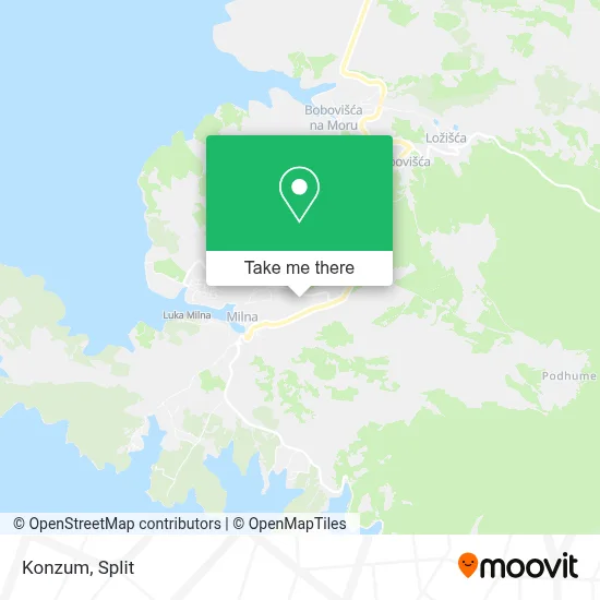 Konzum map