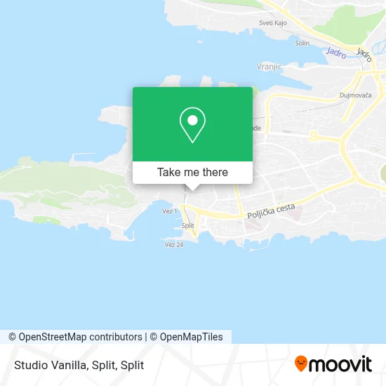 Studio Vanilla, Split map