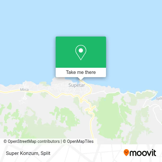 Super Konzum map