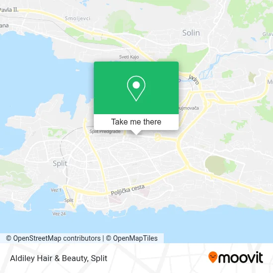 Aldiley Hair & Beauty map