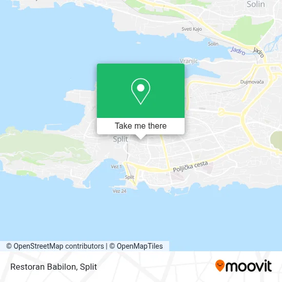 Restoran Babilon map