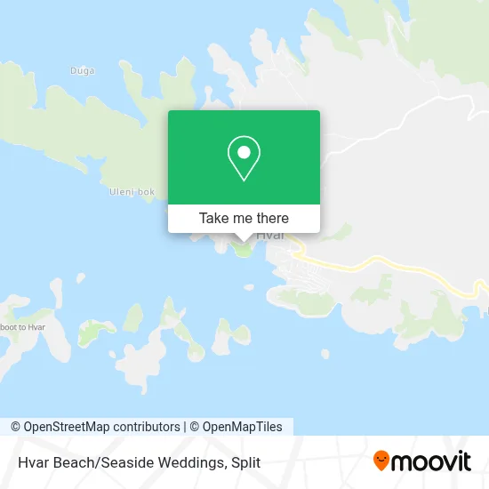 Hvar Beach/Seaside Weddings map
