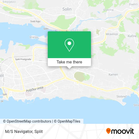 M/S Navigator map