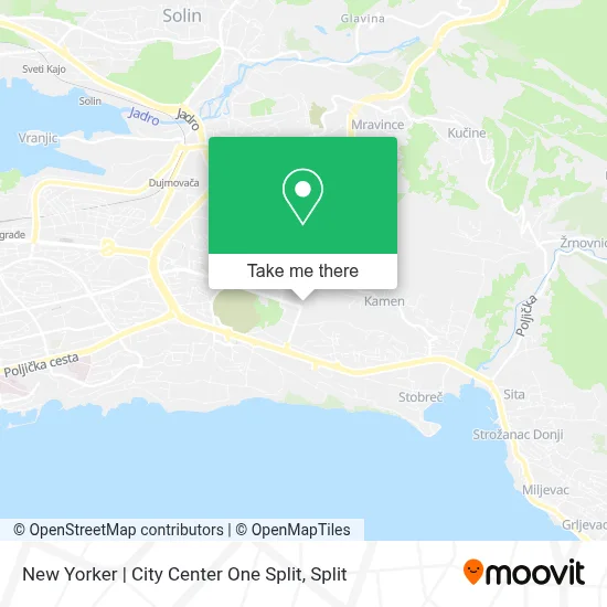 New Yorker | City Center One Split map