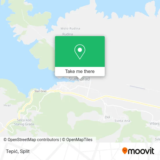 Tepić map