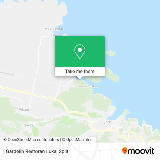 Gardelin Restoran Luka map