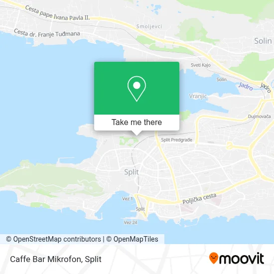 Caffe Bar Mikrofon map