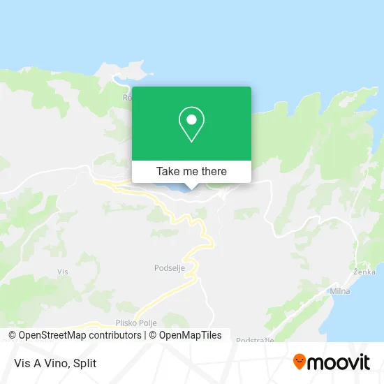Vis A Vino map
