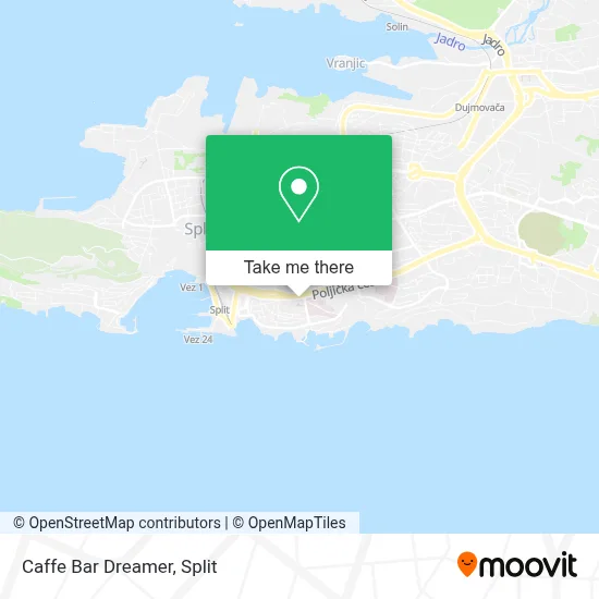 Caffe Bar Dreamer map
