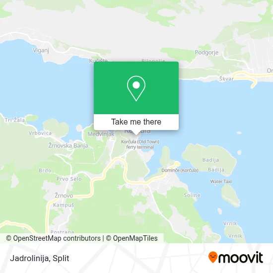 Jadrolinija map