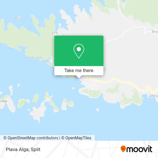 Plava Alga map