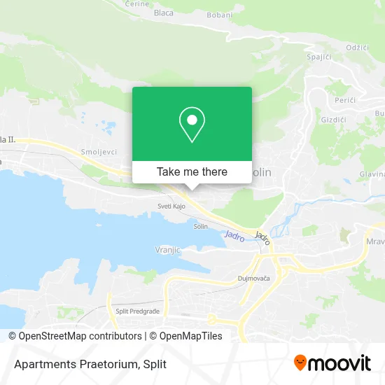 Apartments Praetorium map