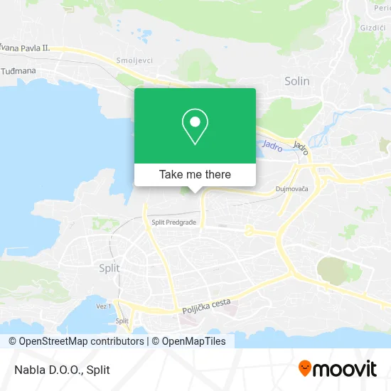 Nabla D.O.O. map