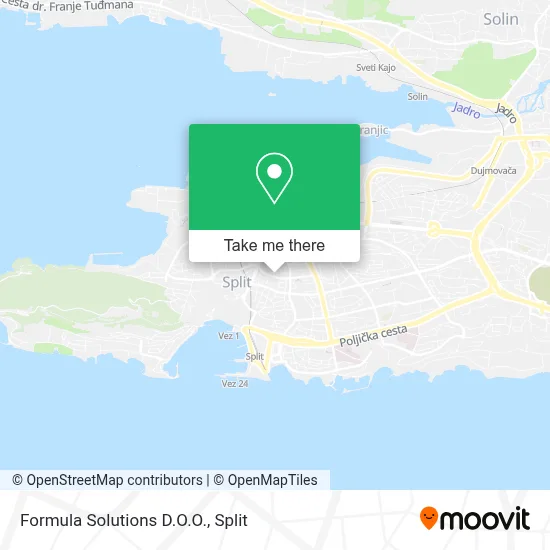 Formula Solutions D.O.O. map