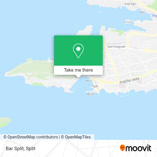Bar Split map
