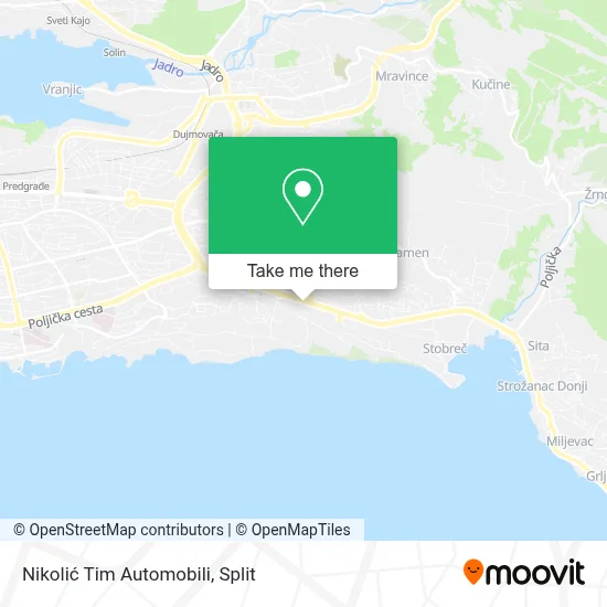 Nikolić Tim Automobili map