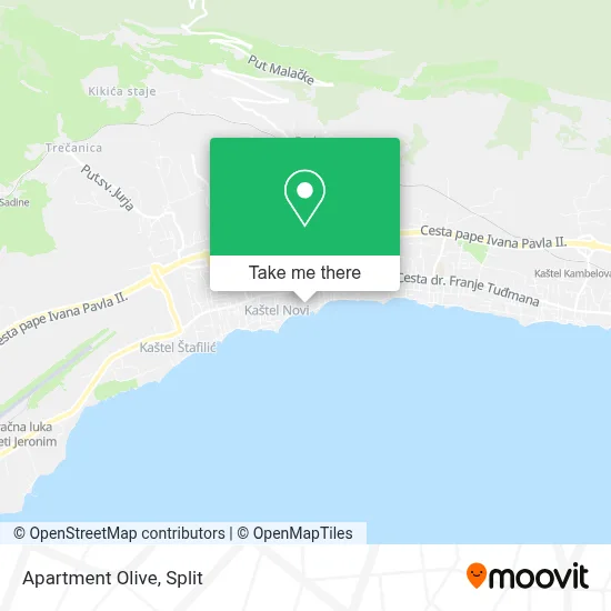 Apartment Olive map