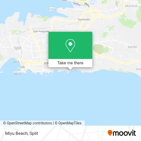 Miyu Beach map