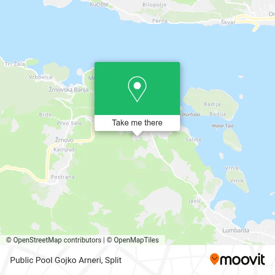 Public Pool Gojko Arneri map
