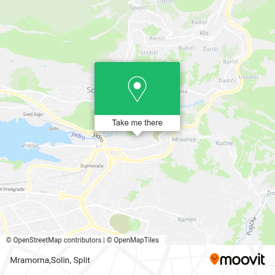 Mramorna,Solin map