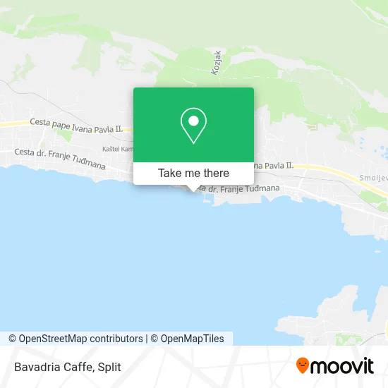 Bavadria Caffe map