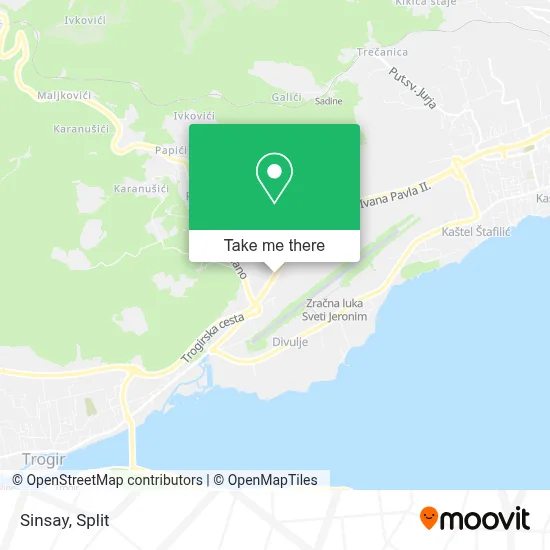 Sinsay map