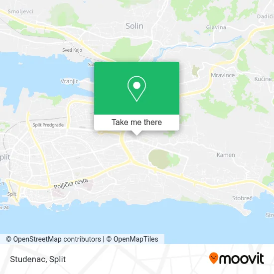 Studenac map