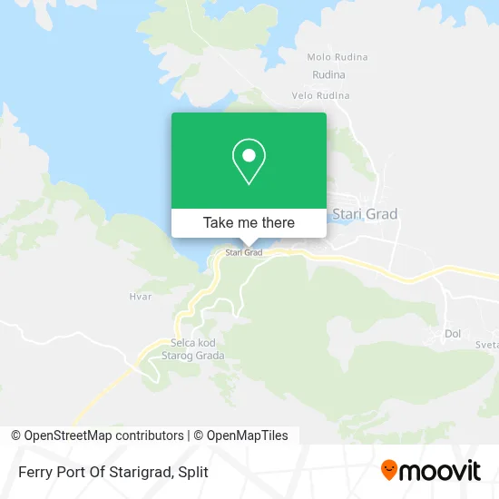 Ferry Port Of Starigrad map