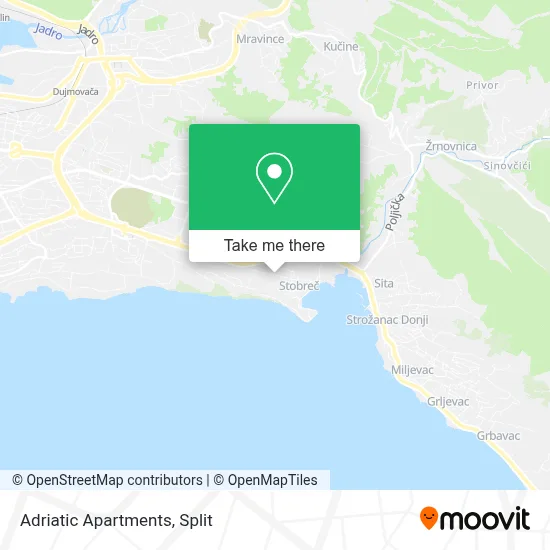 Adriatic Apartments map