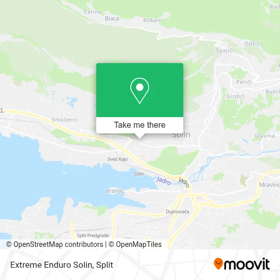 Extreme Enduro Solin map
