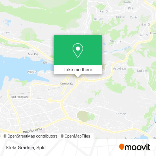 Stela Gradnja map
