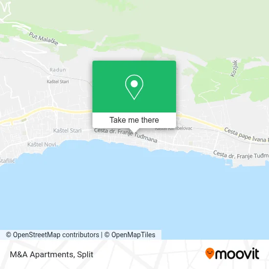 M&A Apartments map