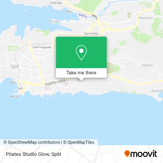 Pilates Studio Glow map