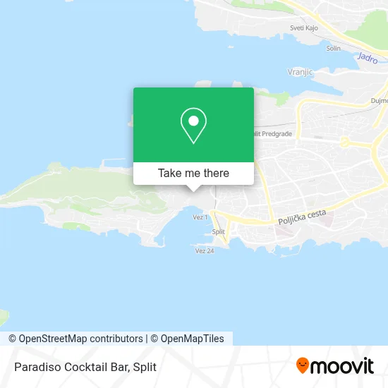 Paradiso Cocktail Bar map