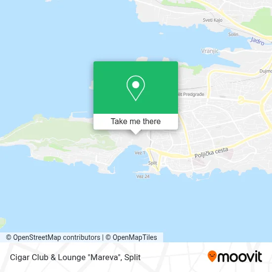 Cigar Club & Lounge "Mareva" map