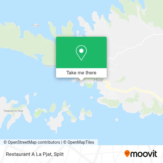 Restaurant A La Pjat map