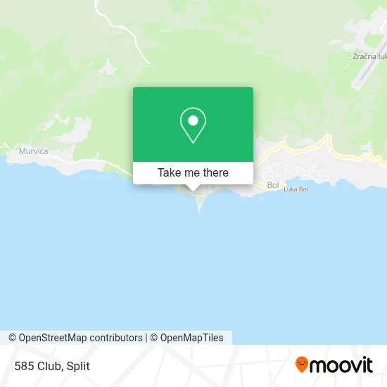 585 Club map